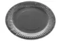 Silver Metallic Paper Plates Large 23cm Pack Of 10