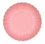 Mini Pink Paper Plates With Flower Pattern Pack Of 50