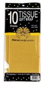 Tissue Paper Metallic Gold Pack Of 10 Sheets