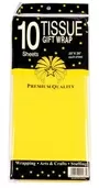 Tissue Paper Bright Yellow Pack Of 10 Sheets