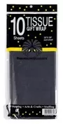 Tissue Paper Black Pack Of 10 Sheets