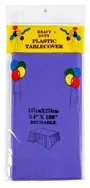 Purple Plastic Tablecloth Table Cover