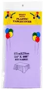 Lliac Purple Plastic Tablecloth Table Cover