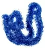 9cm Tinsel Garland Blue X 2m