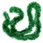 9cm Tinsel Garland Green X 2m