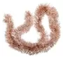 9cm Tinsel Garland Rose Gold X 2m