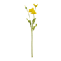 Poppy X3 Heads And X1 Bud Yellow 55cm