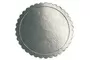 30cm Cake Board Silver Round 2mm Thick