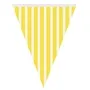 Triangle Bunting 2 Meter Stripes White And Yellow