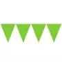 Triangle Bunting 2 Meter Plain Light Green