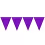 Triangle Bunting 2 Meter Plain Purple