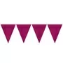 Triangle Bunting 2 Meter Plain Burgundy
