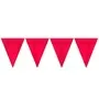 Triangle Bunting 2 Meter Plain Cerise