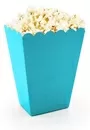 Popcorn Box Plain Blue