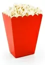 Popcorn Box Plain Red