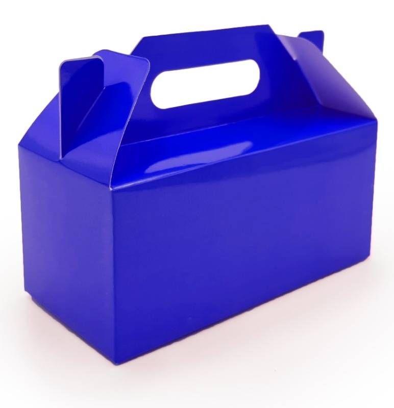 Party Box Dark Blue Pack of 10 Party Supplies Party Boxes