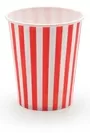 Paper Cups Stripes Red Pack Of 10