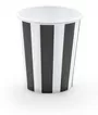 Paper Cups Stripes Black Pack Of 10
