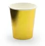 Paper Cups Metallic Gold Pack Of 10