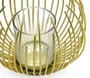 Candle Holder Wire Abstract Globe Gold 115cm 3