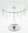 Crystal Cake Stand Single Tier 31cm 2