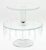 Crystal Cake Stand 2 Tier 235cm 30cm 2