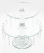Crystal Cake Stand 2 Tier 235cm 30cm 3