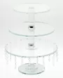 Crystal Cake Stand 3 Tier 235 295 345cm 2