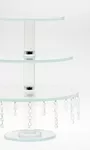 Crystal Cake Stand 3 Tier 235 295 345cm 4
