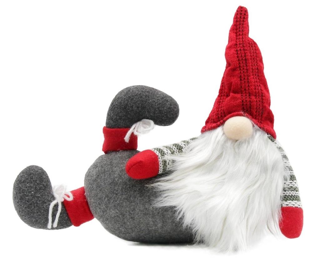 30cm Figurine Ornament Boy Gnome Laying Down | Christmas | Decorative ...