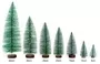 Realistic Pine Christmas Tree With Snow On Round Wooden Base