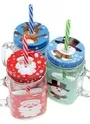 Christmas Drinking Jars With Straw 1