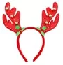 Reindeer Alice Band With Gold Bells And Mistletoe 1
