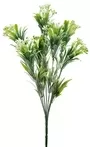 36cm Mini Rice Flower Bunch White 7 Stems 1
