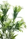 36cm Mini Rice Flower Bunch White 7 Stems 3