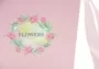 Flower Gift Box Pink With Ribbon Handles 18cm 3