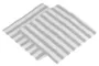 Silver And White Striped 2 Ply Paper Serviettes 33x33cm Pack Of 20 Copy