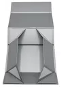 Folding Magnetic Gift Box Silver 2