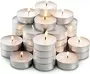 Tealight Candles White Pack Of 100 3
