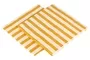 Mustard Yellow And White Striped 2 Ply Paper Serviettes 33x33cm Pack Of 20 Copy