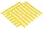 Yellow And White Striped 2 Ply Paper Serviettes 33x33cm Pack Of 20 Copy