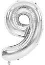 Silver Foil Number 9 Balloon 2