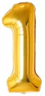 Gold Foil Number 1 Balloon