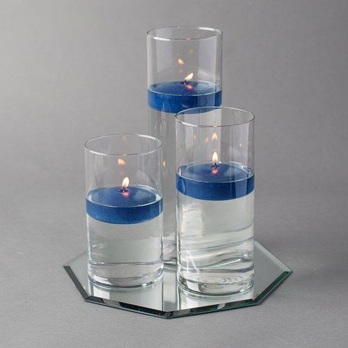 5cm Blue Floating Candle 4 Hours Burning Time Candles Floating