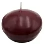 5cm Floating Candle Burgundy 1