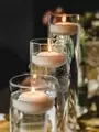 5cm Floating Candle Cream 2
