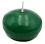 5cm Floating Candle Dark Green 1