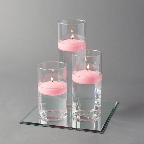 5cm Light Pink Floating Candle 4 Hours Burning Time Candles