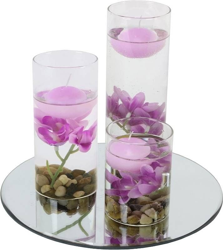 5cm Lilac Floating Candle 4 Hours Burning Time Candles Floating