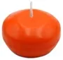5cm Floating Candle Orange 1
